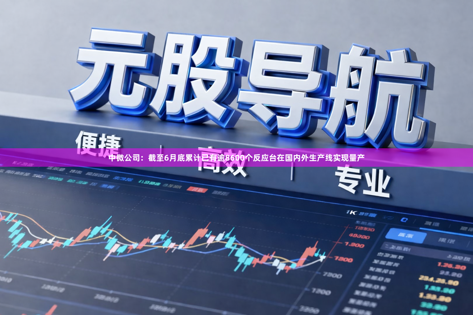 中微公司:截至6月底累计已有逾8600个反应台在国内外生产线实现量产